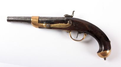 null Pistolet réglementaire modèle 1816, platine à corps plat marquée St Etienne...