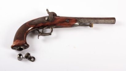 null Pistolet réglementaire pour officier modèle 1833, platine en arrière marquée...