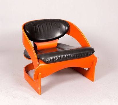 null COLOMBO Joe (1930-1971)

Modèle 4801/5 easy chair conçu en trois parties de...