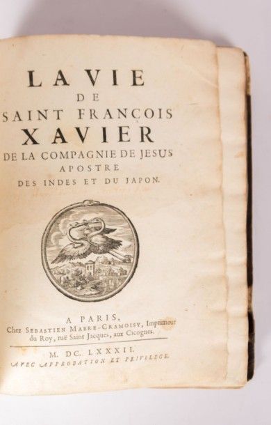 null BOUHOURS - La vie de Saint Francois Xavier , apôtre des Indes et du Japon -...