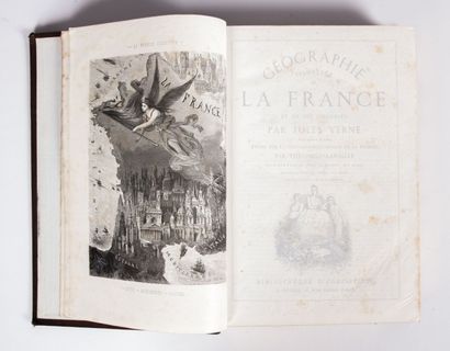 null VERNE Jules - Géographie illustrée de la France et de ses colonies précédée...