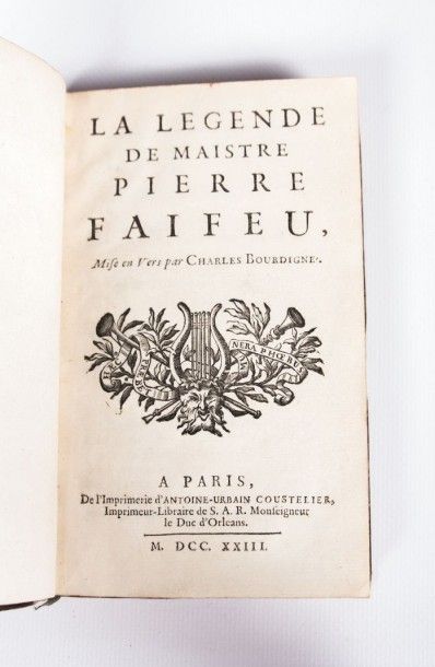 null BOURDIGNE Charles - La légende de Maistre Pierre Faifeu - Paris Antoine Urbain...