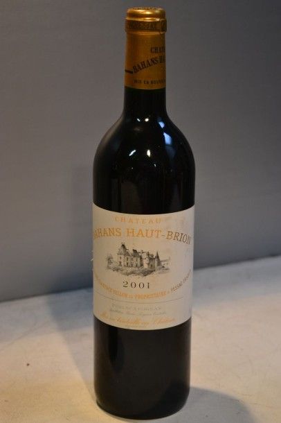 null 1 Blle	CH. BAHANS HAUT BRION	Pessac Léognan	2001

	Et. un peu tachée et légèrement...