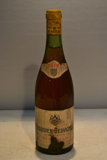 null 1 Blle	MEURSAULT mise Pasquier-Desvignes nég.		1959

	Et. tachée, un peu déchirée...