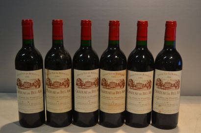 null 6 Blles	CH. DE BEL-AIR	Lalande de Pomerol	1994

	Et.: 3 excellentes, 3 un peu...