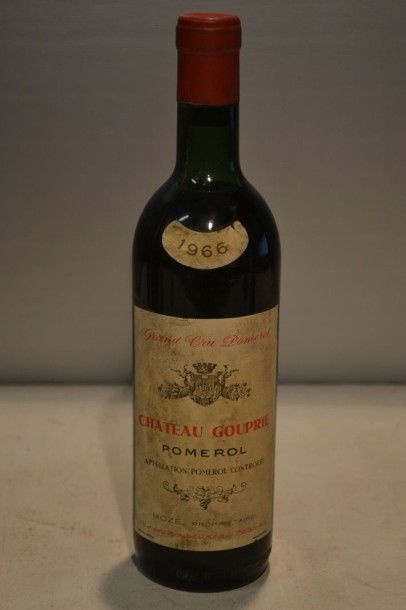 null 1 Blle	CH. GOUPRIE	Pomerol	1966

	Et. un peu tachée. N : haut épaule.