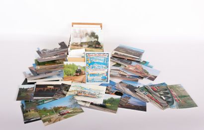 null [FERROVIAIRE] 

Boite contenant un ensemble de cartes postales imprimées modernes...