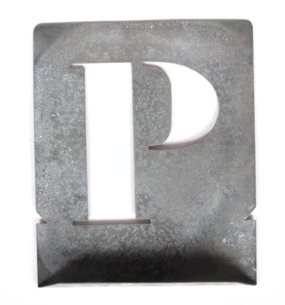 null Lettre prochoir en zinc "P"

Haut. : 10 cm - Larg. : 8 cm