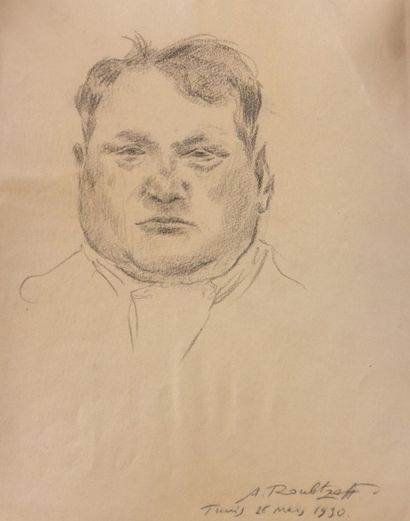 null RUBCOV Aleksandr dit ROUBTZOFF Alexandre (1884-1949)

Portrait de colon

Fusain...