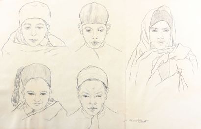 null RUBCOV Aleksandr dit ROUBTZOFF Alexandre (1884-1949)

Portraits de jeunes tunisiens

Fusain...