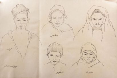 null RUBCOV Aleksandr dit ROUBTZOFF Alexandre (1884-1949)

Portraits de jeunes tunisiens...
