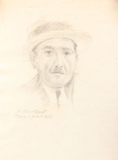 null RUBCOV Aleksandr dit ROUBTZOFF Alexandre (1884-1949)

Portrait d'homme au chapeau

Fusain...