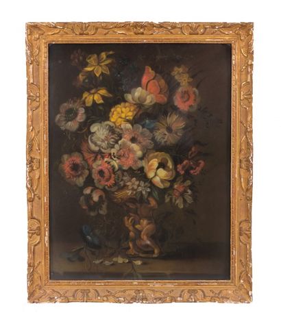 null Ecole française du XIXème siècle

Nature morte au bouquet de fleur en vase

Pastel...