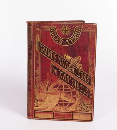 null VERNE Jules. Les grands navigateurs du XVIIIème siècle. Paris, Edition J.Hetzel...