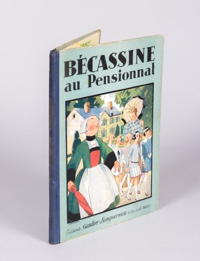null CAUMERY - Becassine au pensionnat - Paris Gautier-Languereau 1929 - reliure...