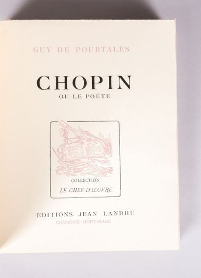 null de POURTALES Guy - Chopin ou le poëte - Chamonix-Mont Blanc Jean Landru SD -...