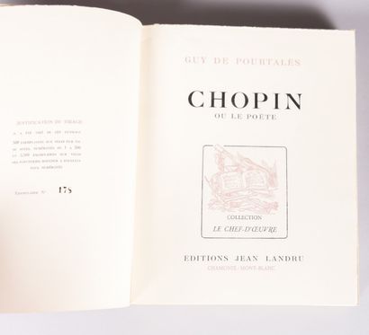 null de POURTALES Guy - Chopin ou le poëte - Chamonix-Mont Blanc Jean Landru SD -...