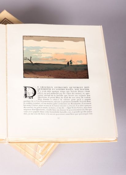 null CERVANTES - Don Quichotte de la Manche - Paris Editions du Rameau d'or SD -...