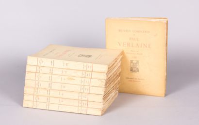 null VERLAINE - Oeuvres complétes - Paris Libraire de France, 1931-1932 - 8 vol....