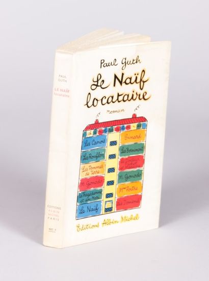 null GUTH Paul - Le naif locataire - Paris Albin Michel 1956 - couverture broché...