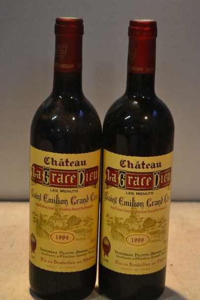 null 2 Blles	CH. LA GRACE DIEU	St Emilion GC	

	1 blle de 1999, 1 blle de 1994.		

	Présentation...