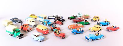 null FIGURINES TINTIN - HERGE 

Lot de vingt-sept véhicules miniatures Tintin 

Réf....