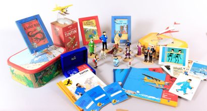 null COLLECTION TINTIN - HERGE 

Ensemble d'objets Tintin : 

Un coffret de quatre...