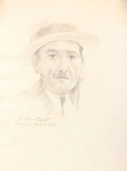 null RUBCOV Aleksandr dit ROUBTZOFF Alexandre (1884-1949)

Portrait d'homme au chapeau

Fusain...