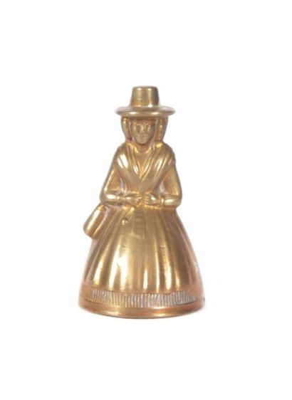 null Clochette de table en bronze en forme de péruvienne chapeautée

Haut. : 6 c...