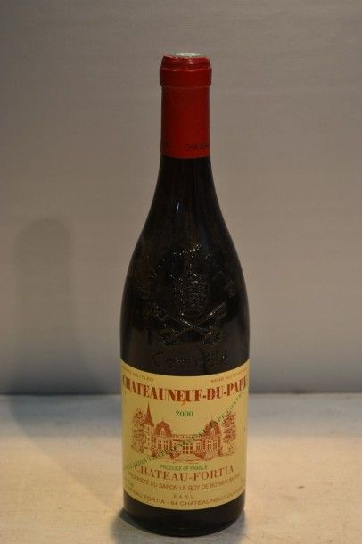 null 1 Blle	CHÂTEAUNEUF DU PAPE mise Château Fortia		2000

	Et. à peine tachée. N...