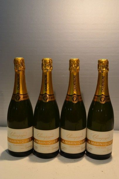 null 4 Blles	Champagne A. MARNIQUET 1er Cru Brut		NM

	Et. excellentes. N : léger...