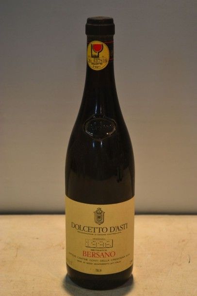 null 1 Blle	DOLCETTO D'ASTI mise Bersano (Italie) 		1996

	Et. impeccable. N : 2...