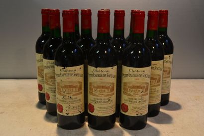 null 12 Blles	CH. PETIT FAURIE DE SOUTARD	St Emilion GCC	1989

	Et. à peine tachées...