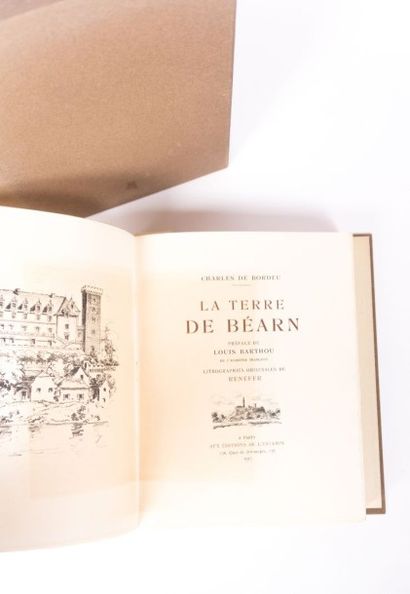 null DE BORDEU Charles - La terre du Béarn - Paris Editions de l'Estampe 1927 - un...