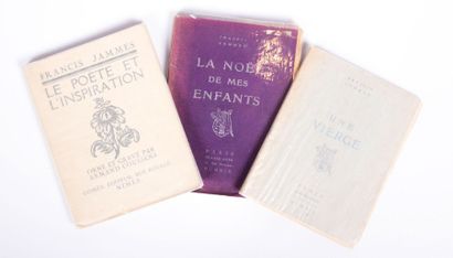null JAMMES Francis - Le poète et l'inspiration - Nimes Gomès 1922 - un volume broché...