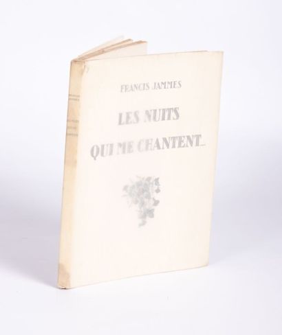 null JAMMES Francis - Les nuits qui me chantent - Paris Flammarion 1928 - un volume...