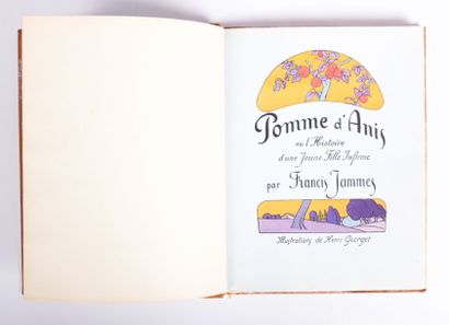 null JAMMES Francis - Pomme d'Anis - Paris Mercure de France 1914 - un volume in-4°...