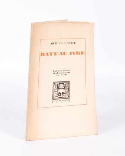 null RIMBAUD Arthur - Bateau ivre - Paris Editions de la banderole 1920 - un volume...