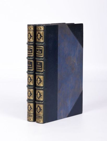 null PERRAULT Charles - Contes en prose - Edition Jouaust 1876 - deux volumes - couverture...