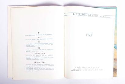 null [OENOLOGIE - NICOLAS VINS]

Catalogue illustré, liste des grands vins 1965 -...