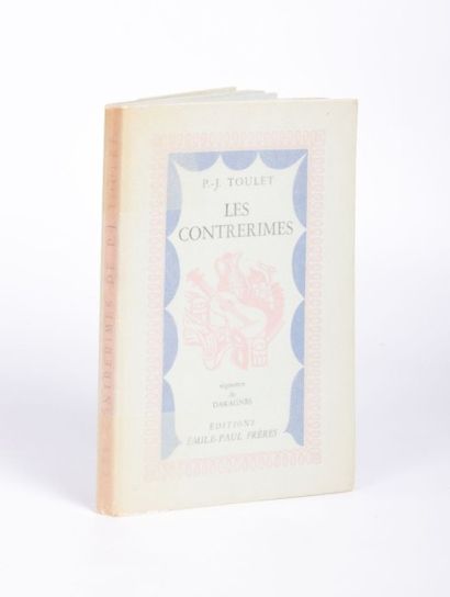 null TOULET Paul - Jean - Les contrerimes - Paris Emile Paul frères 1939 - un volume...
