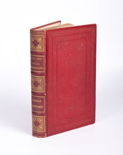null VERNE Jules - Mathias Sandorf - Paris Hetzel et Cie 1885 - un volume - 550 pages...