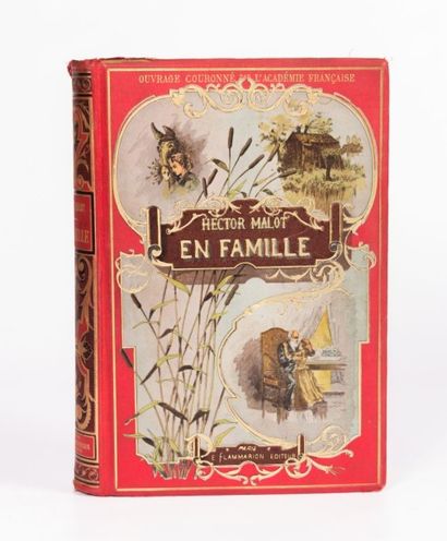 null MALLOT Hector - En famille - Paris Flammarion SD - reliure pleine percaline...