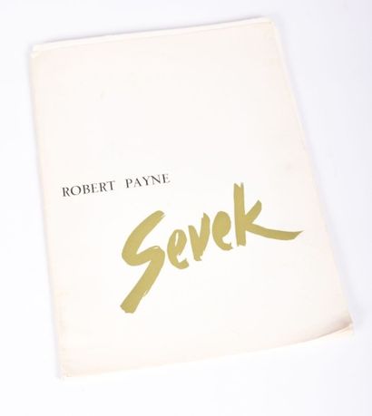 null PAYNE Robert - Sevek - Monte Carlo Imprimerie monégasque 1960 - un volume in-folio...