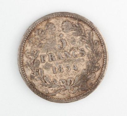 null LOUIS-PHILIPPE (1830-1848)

Cinq francs Louis Philippe tête laurée profil de...