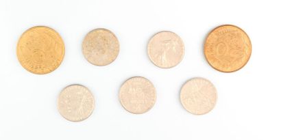 null CINQUIEME REPUBLIQUE (1958- nos jours)

Deux pièces de 50 centimes dont deux...