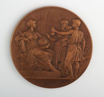 Médaille en bronze Epargne et Prévoyance,...