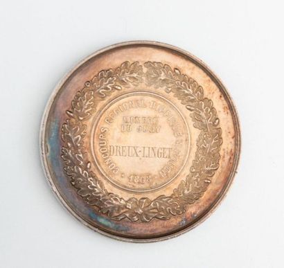 null Médaille Napoléon III, Concours régional hippique à Rouen, membre du Jury, Dreux-Linget,...