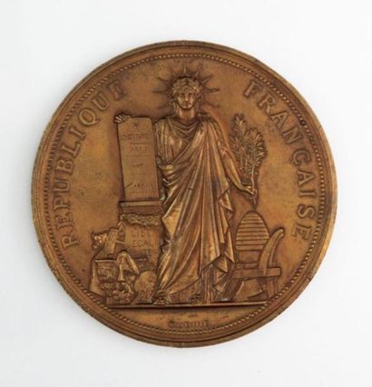 null Médaille 19 juin 1879 L'Assemblée Nationale vote la rentrée à Paris des pouvoirs...