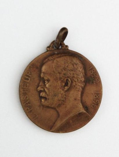 null Médaille Pasteur, souvenir du centenaire 1822-1922

Bronze

Signée G.Prvdhomme

Diam....